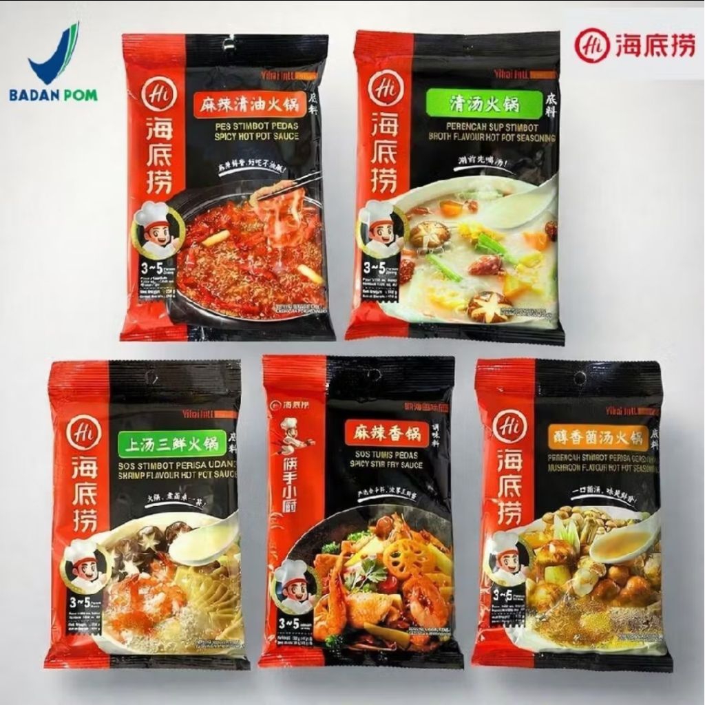 HALAL BPOM Bumbu Hotpot Haidilao Malaysia