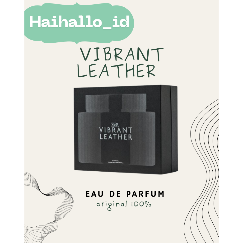 HAIHALLO PARFUM ZARA VIBRANT LEATHER EDP SET ORIGINAL