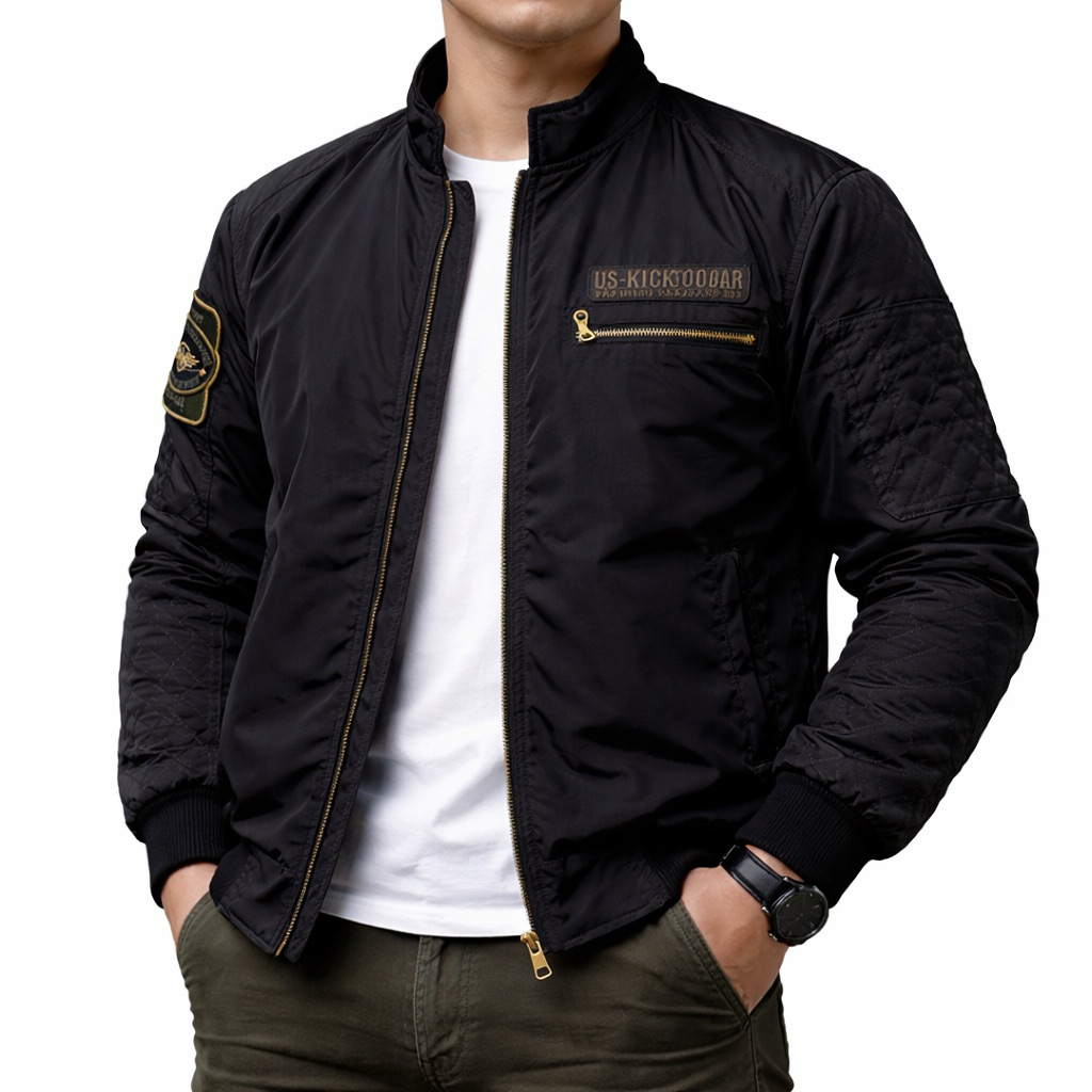 KLASTER - Jaket Motor Riding Hitam Pria Original Jaket Kicksoogar Waterproof Jaket Pria Tebal Anti A