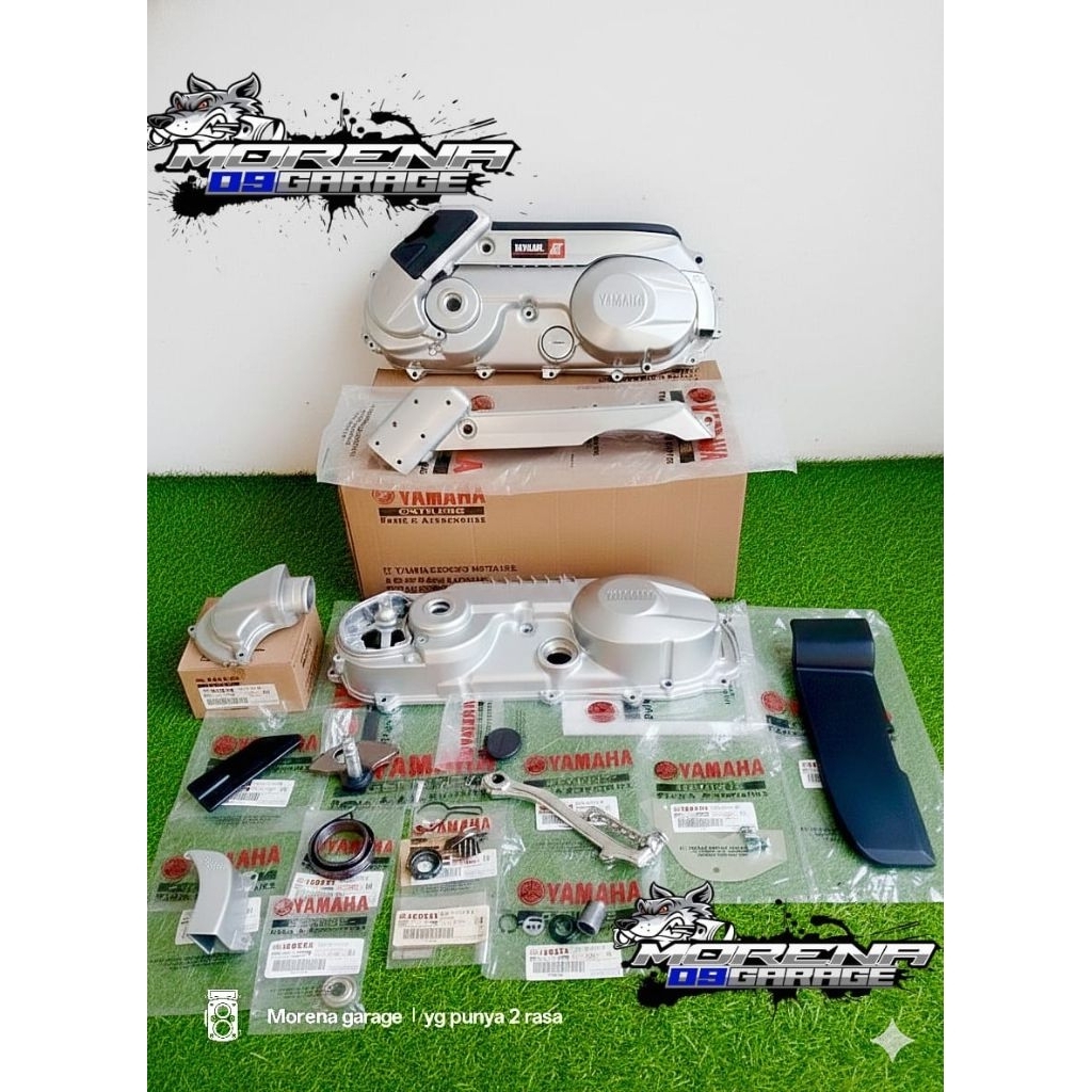 bak cvt Nouvo pnp mio full set sela+cover. original Yamaha barang baru.