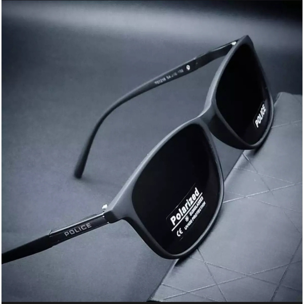 Kacamata Sporty Polarized Police Anti Radiasi Aksesoris Fashion Olahraga Berekendara Bersepeda Frame