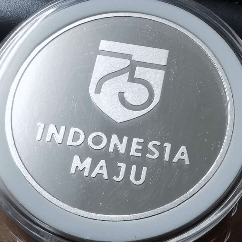 Silver Coin Koin Perak 1 Oz HWT Peringatan 75 Tahun Kemerdekaan Indonesia Maju Produksi HWT 2020