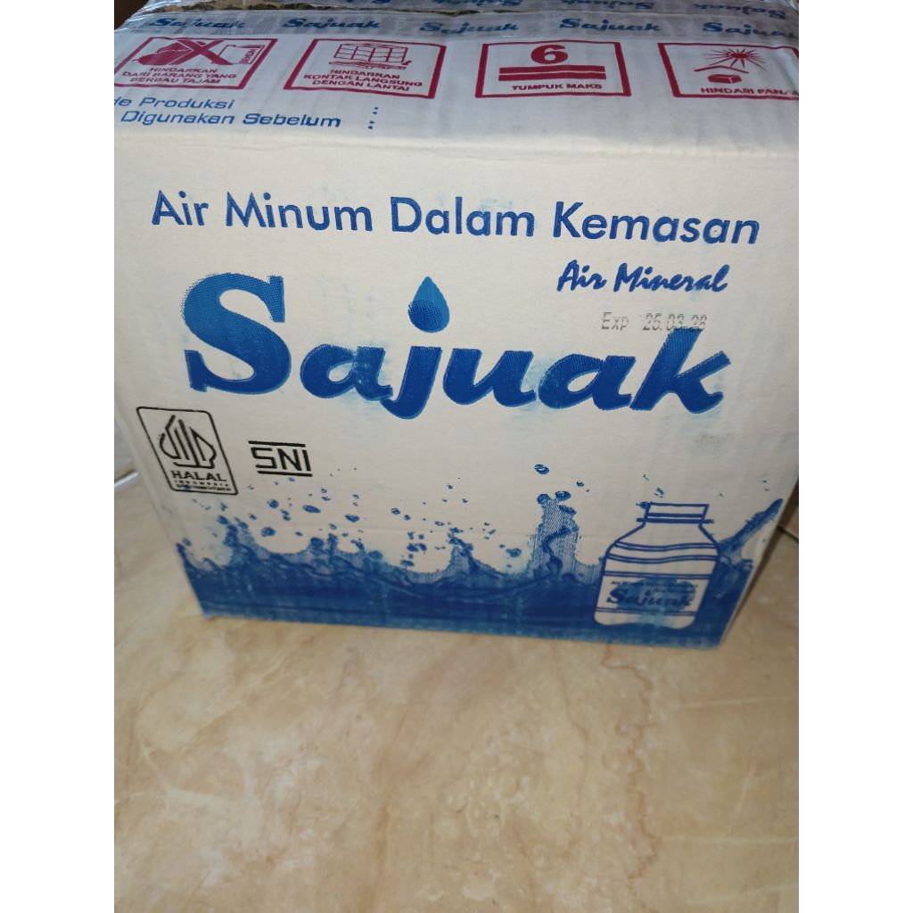 Sajuak Air Mineral Dalam Kemasan 24botol x 220ml