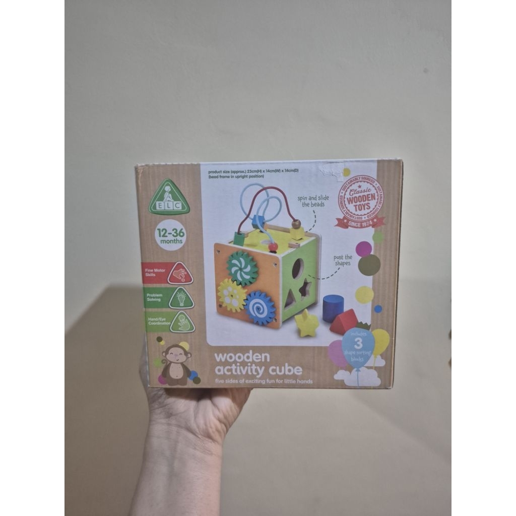 ELC Wooden Activity Cube