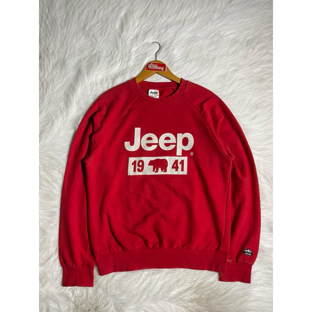 crewneck jeep second (3982) - Hoodie second - hoodie second branded - Jaket Second - Jaket Second Br