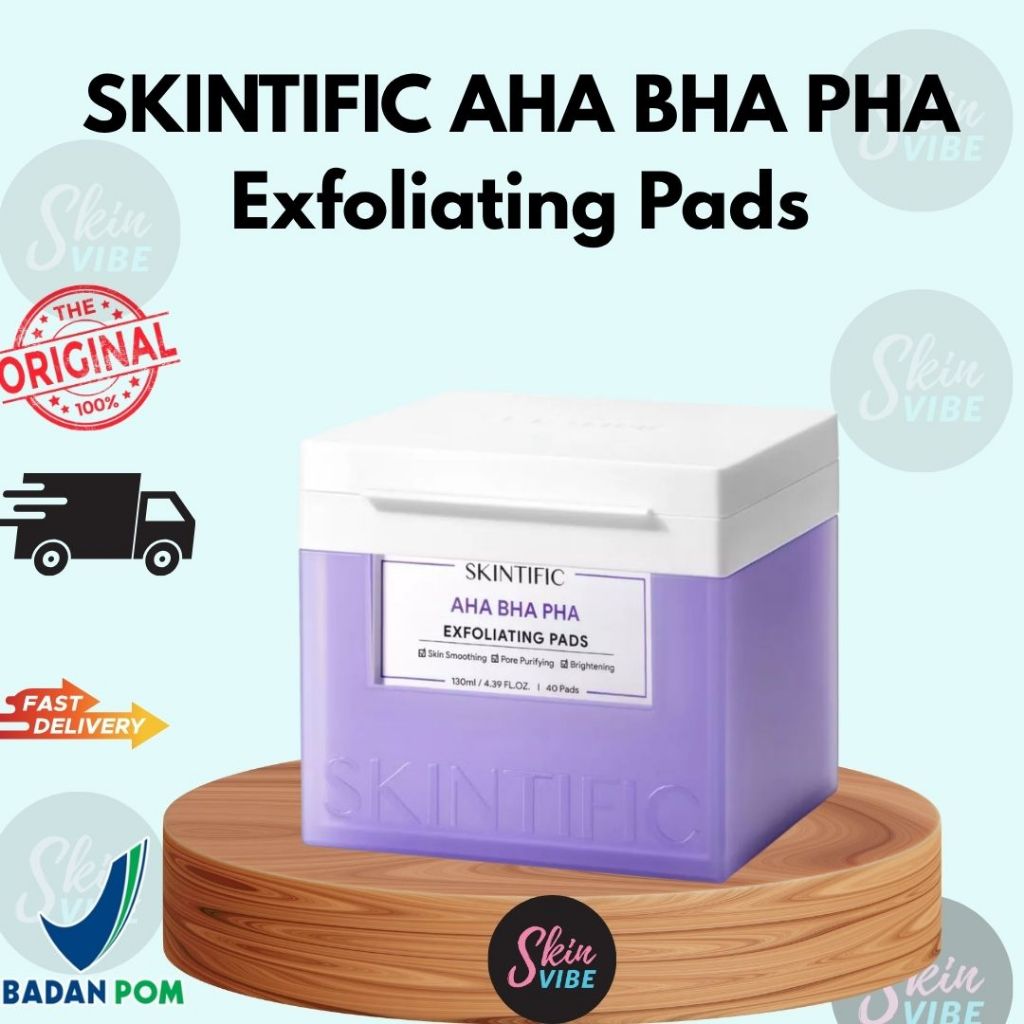 SKINTIFIC - AHA BHA PHA Exfoliating Pads
