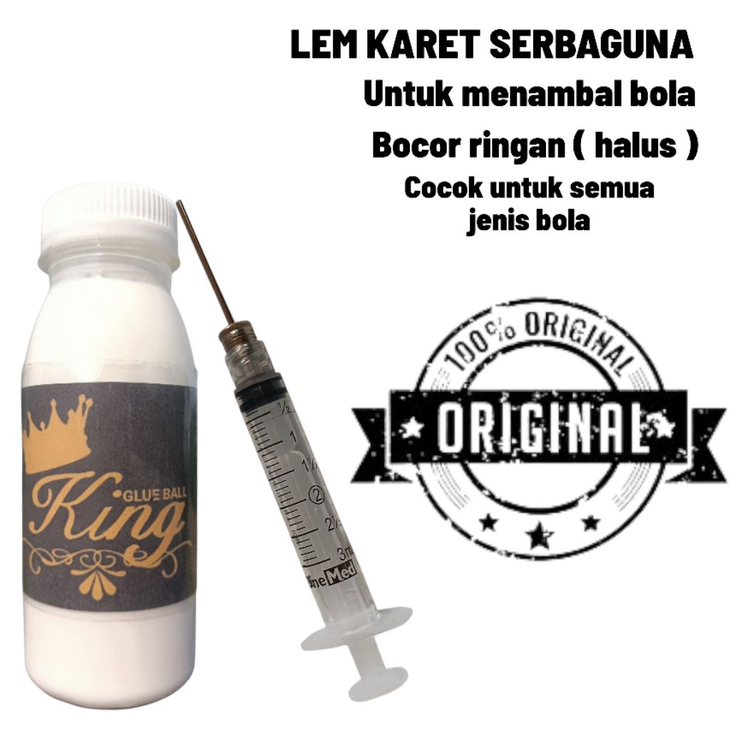 lem khusus tambal bola / untuk menambal bola kebocoran bola sepak dan volly DLL
