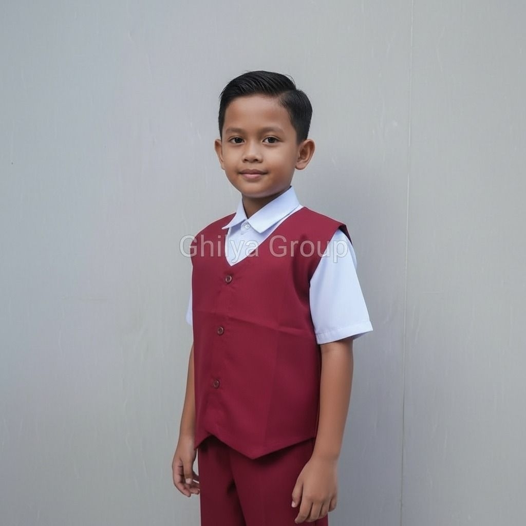 rompi sd, rompi merah, rompi merah sd, rompi anak, rompi