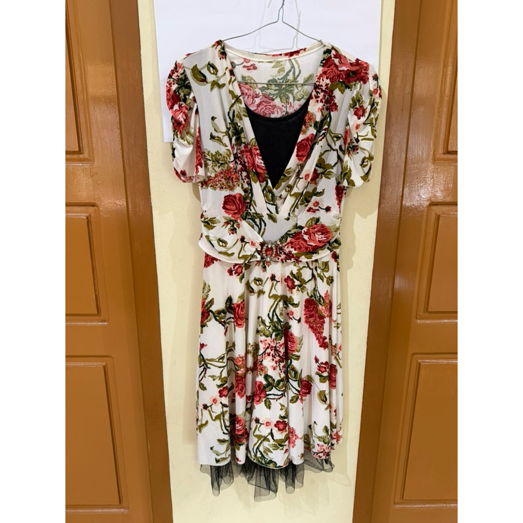 PRELOVED DRESS BUNGA BUNGA