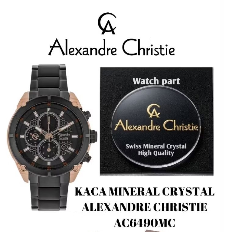 KACA JAM ALEXANDRE CHRISTIE ORIGINAL AC6490MC