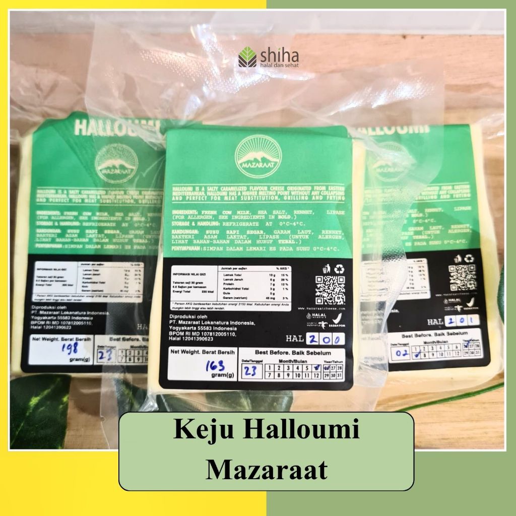 Keju Halloumi Mazaraat - Warung Shiha Jakarta