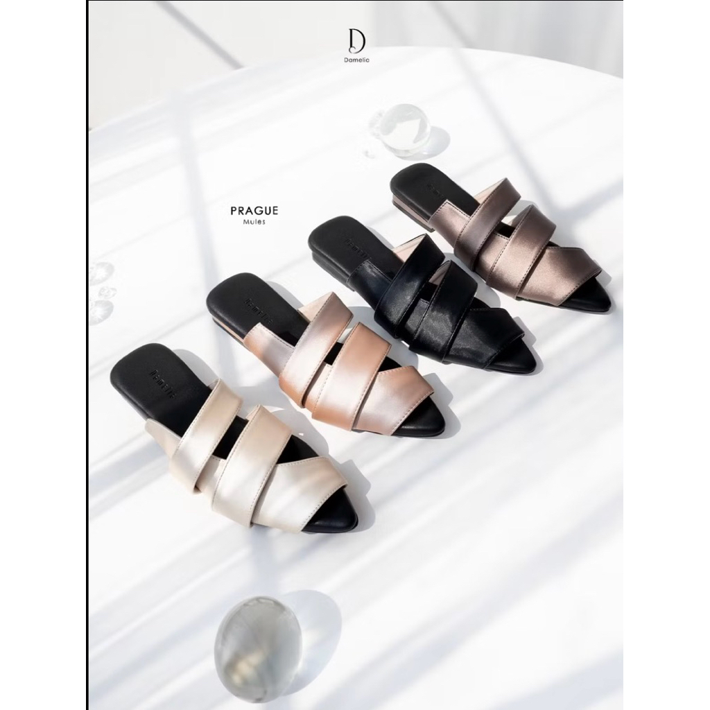 DAMELIA Melstore series prague mules sandal wanita