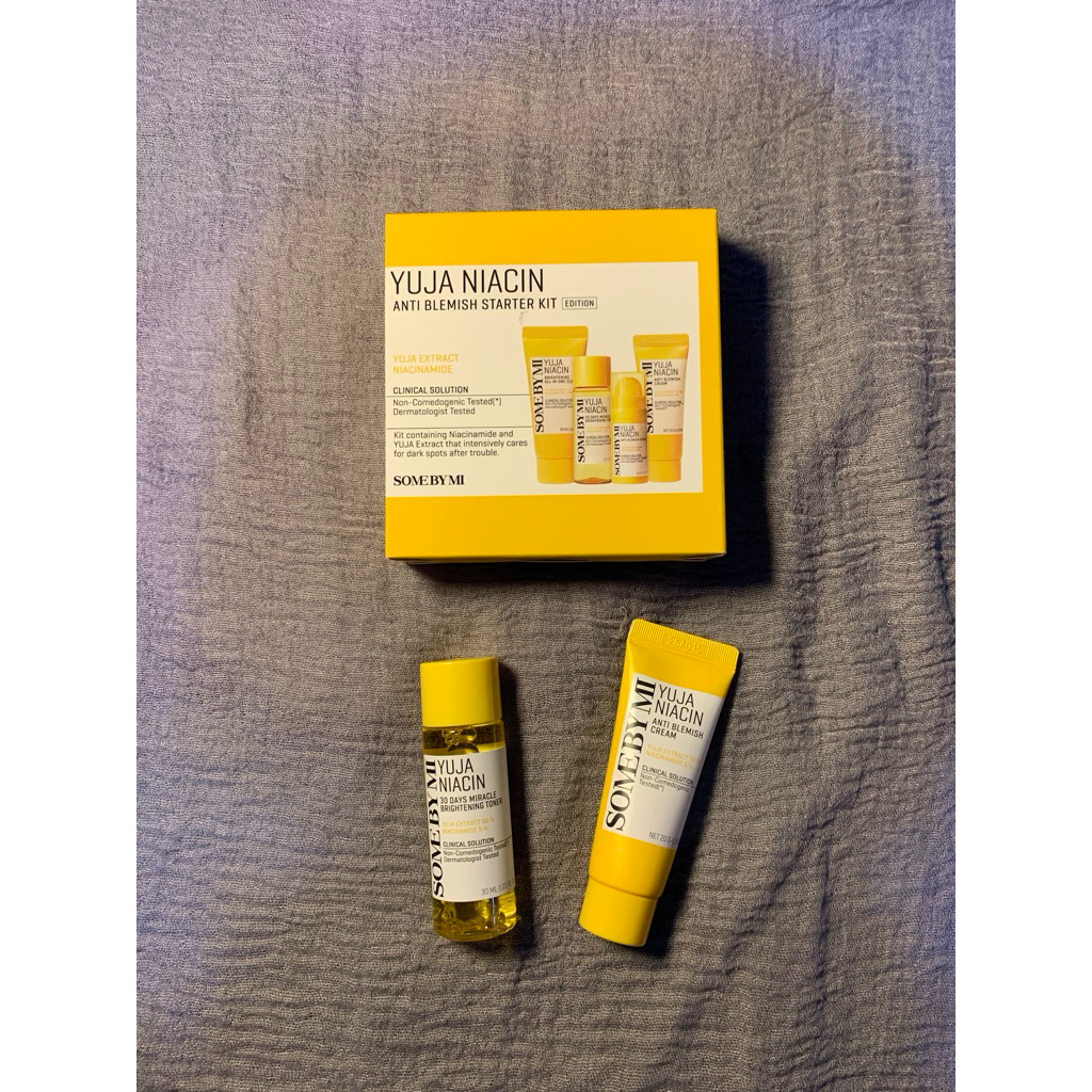 PRELOVED SOMEBYMI YUJA NIACIN TONER & BLEMISH CREAM