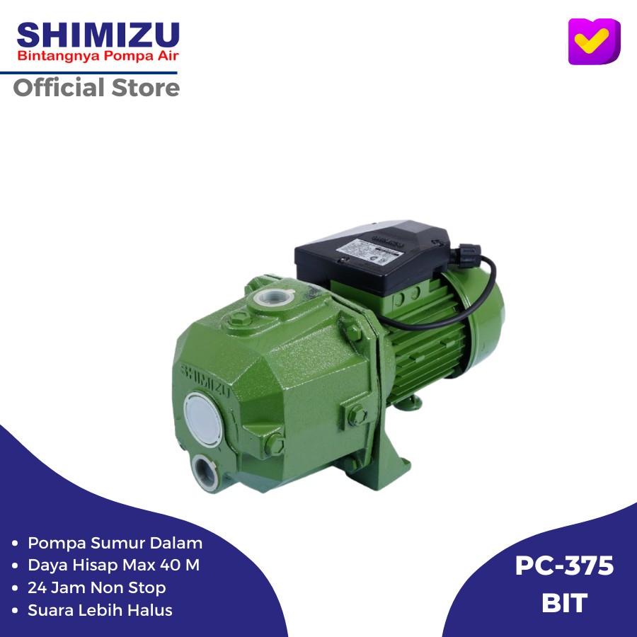Pompa Air Jet Pump Shimizu PC-375 BIT