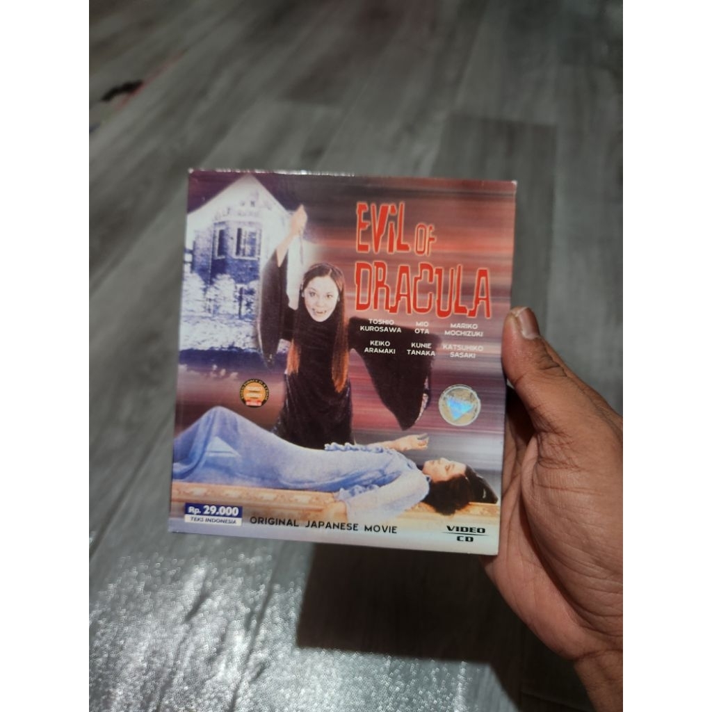 Kaset Vcd Evil Of Dracula (1974) Original