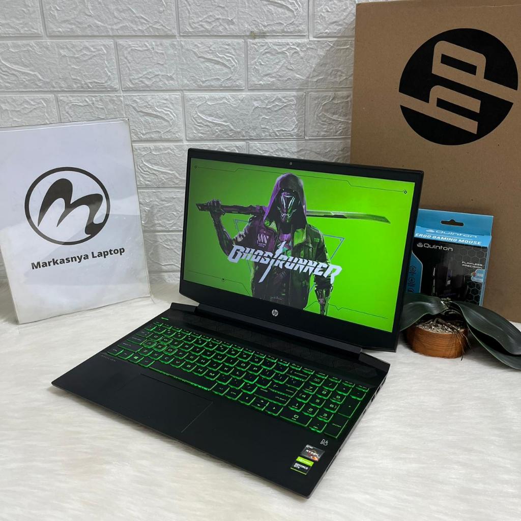 HP PAVILION GAMING 15 AMD RYZEN 5 3550H VGA NVIDIA GEFORCE GTX 1050 SSD 512 GB ️RAM 16 GB DDR4