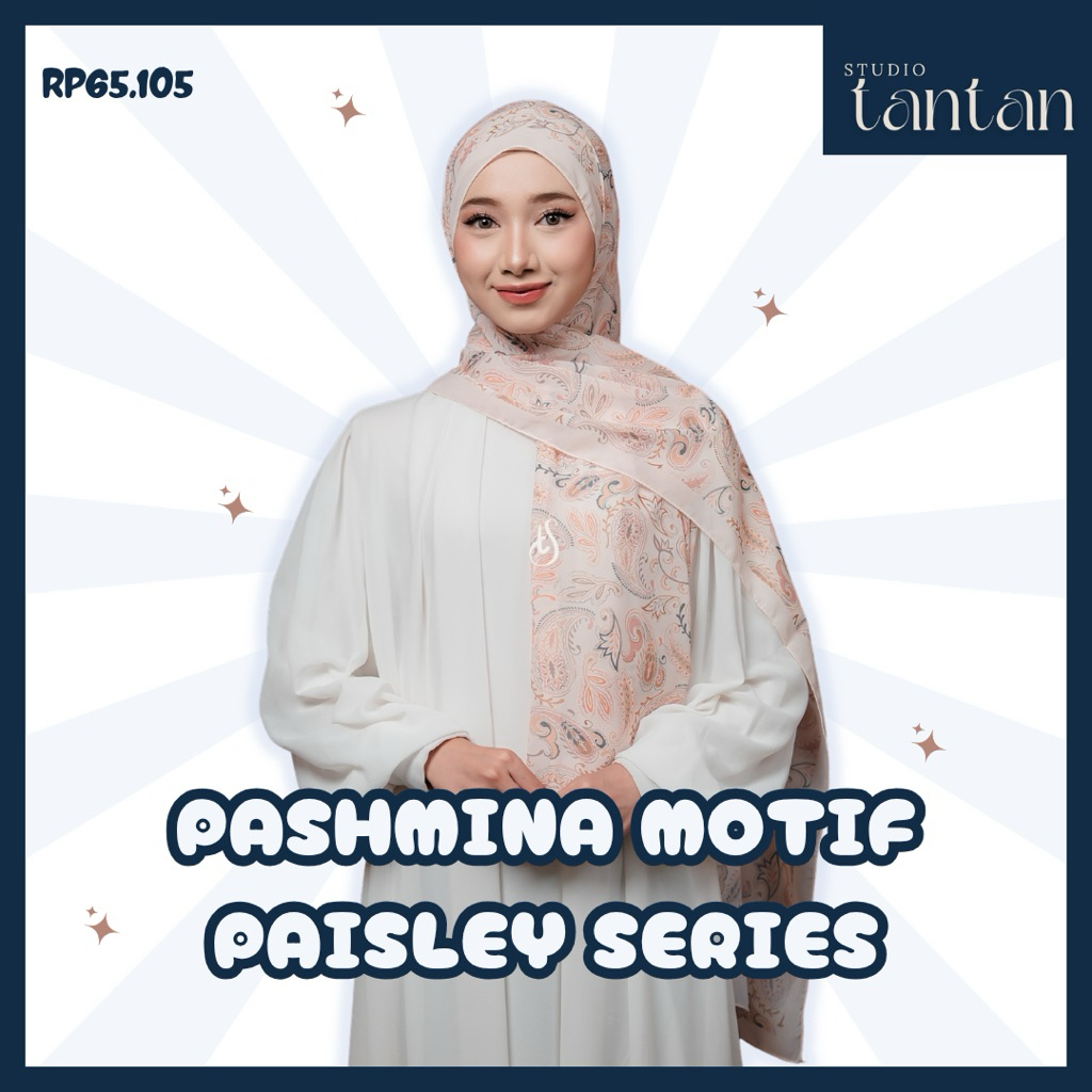 Pashmina Motif Paisley Series - Pashmina Cerutty Premium - Studio Tantan