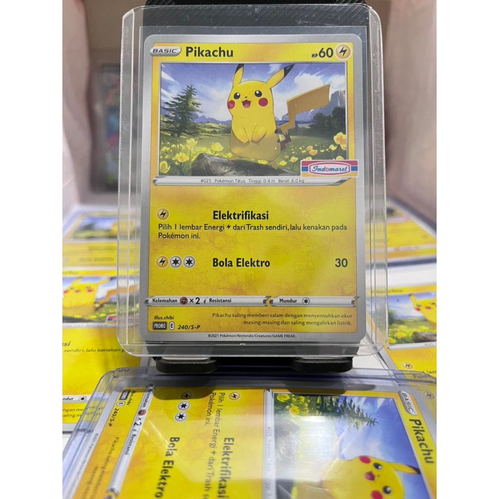 Kartu Pokemon Indomaret Pikachu