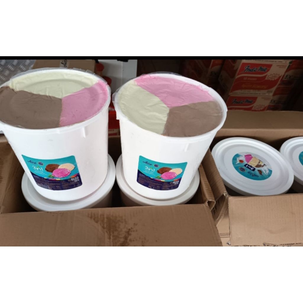 Es Krim AICE 8 Liter - Segar, Ekonomis, Berbagai Rasa