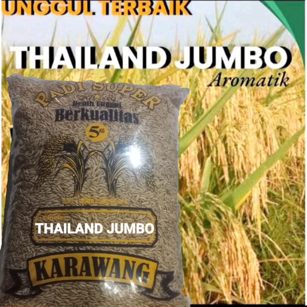 (5Kg) Bibit Benih Padi unggul THAILAND JUMBO ORIGINAL
