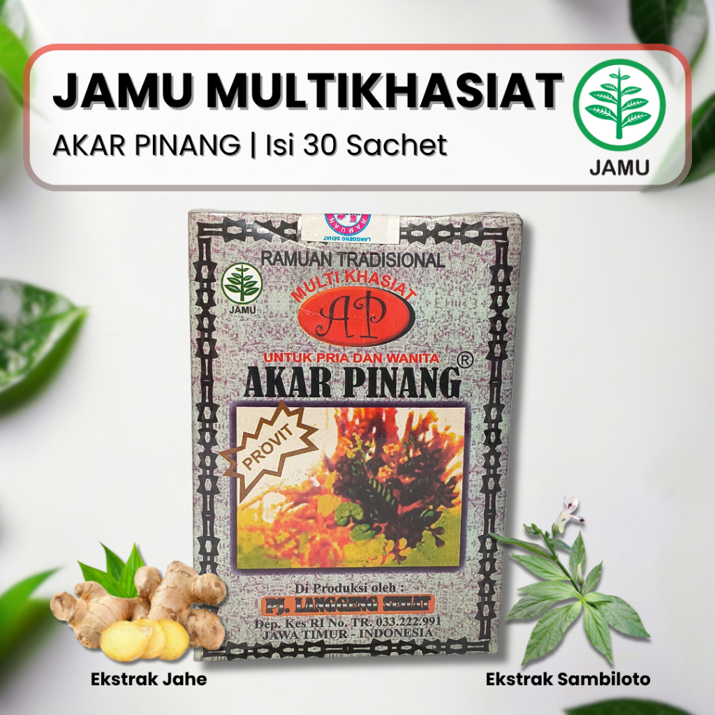 Jamu Herbal Akar Pinang Serbuk Multikhasiat Mengatasi Rematik Pinggang