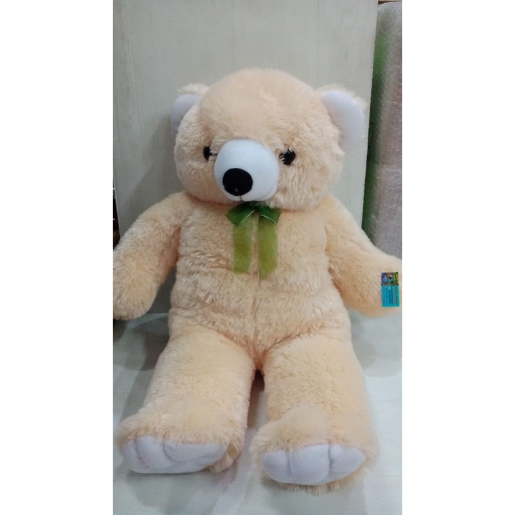 Boneka Beruang Cream dan Pink Size Jumbo