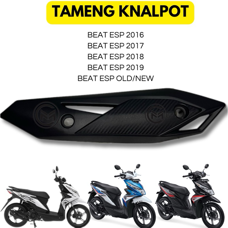 (Bisa Cod) TAMENG KNALPOT BEAT FI 2017 - Tameng / Cover Tutup Knalpot Honda Beat fi 2017 / Tameng Kn