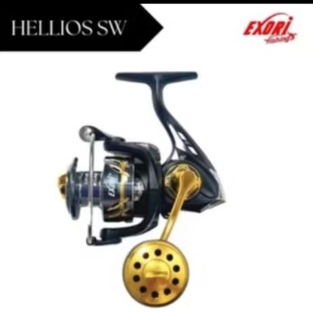 Reel bekas Pancing Exori Helios SW 6000 dengan Power Handle Tahan Lama