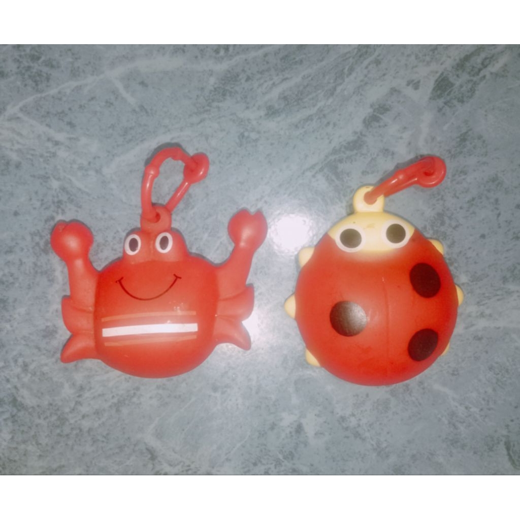 gantungan tas/kunci/dll/edukasi mainan ( HokBen/red limited edition ) original