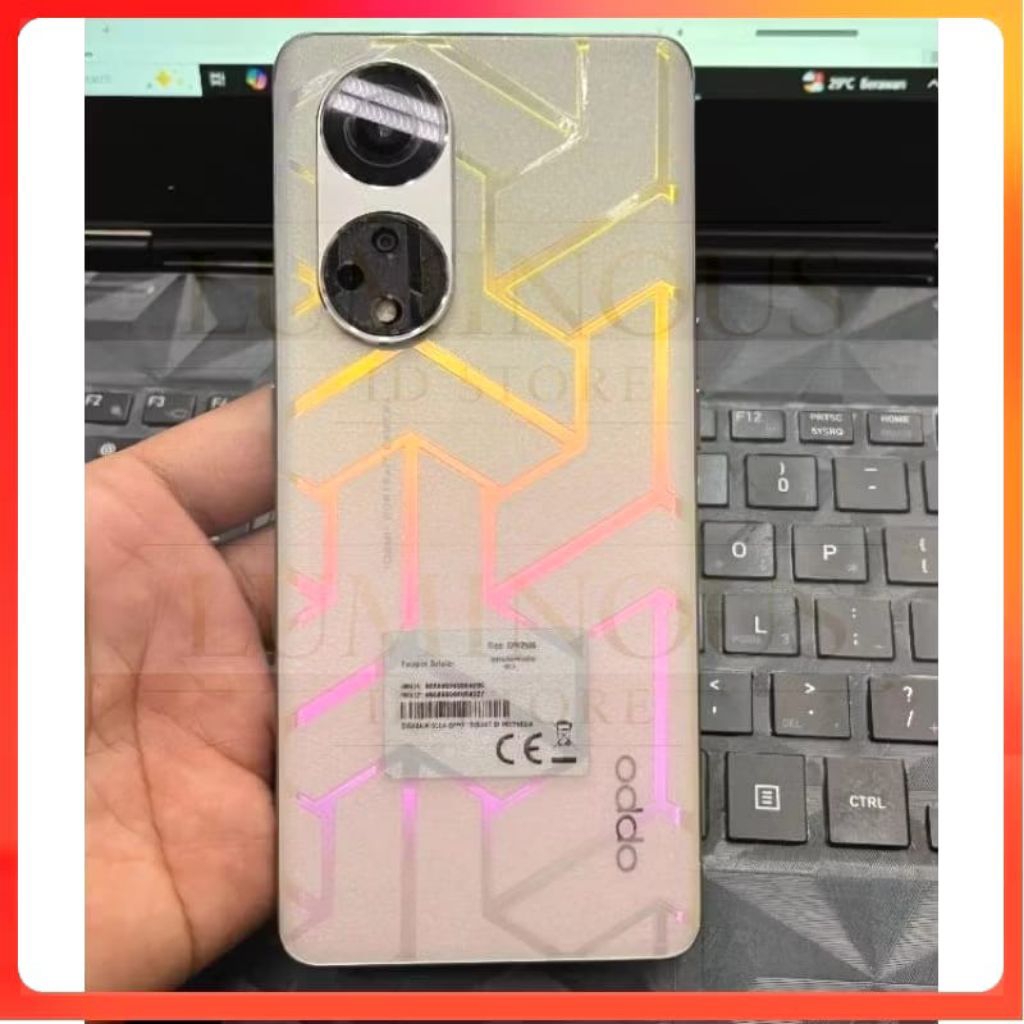 [Queen Acc]garskin Garskin hp OPPO A16/A16k/A17/A17k/A18/A12/A15 Backskin Garskin Skin Carbon Transf