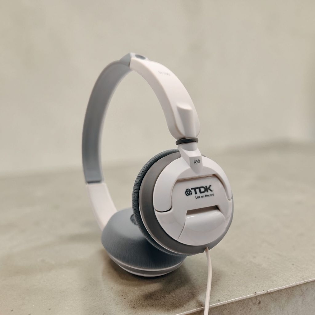 TDK vintage headphone