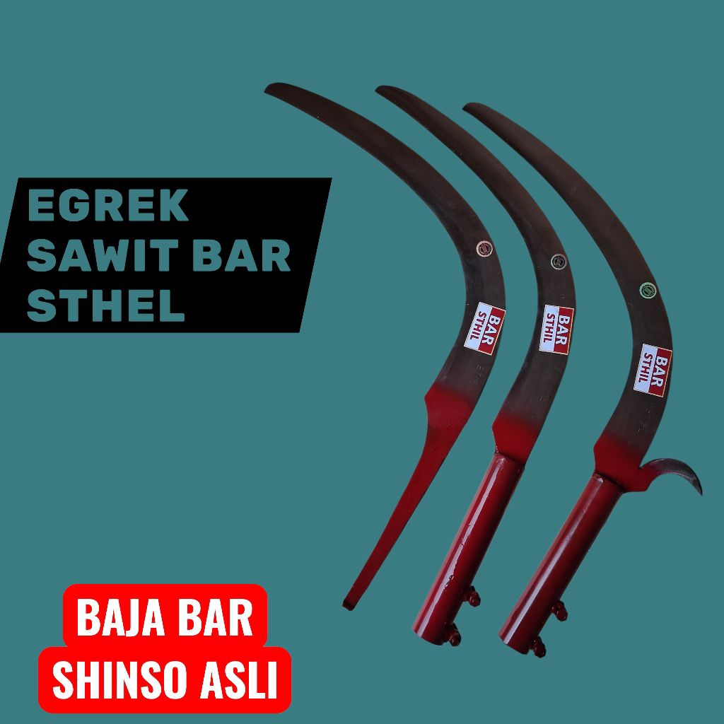 Alat panen sawit egrek baja bar stheel