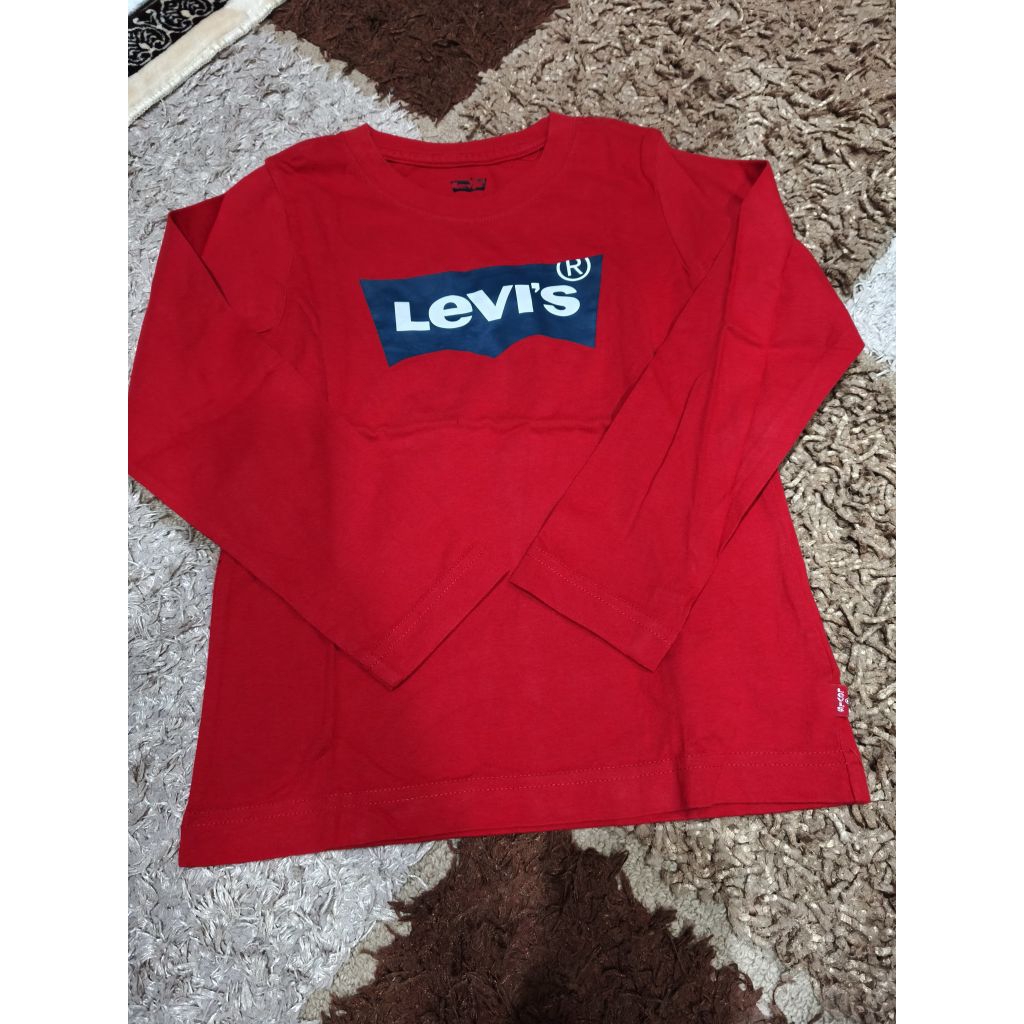 Kaos anak lengan panjang Levis pl