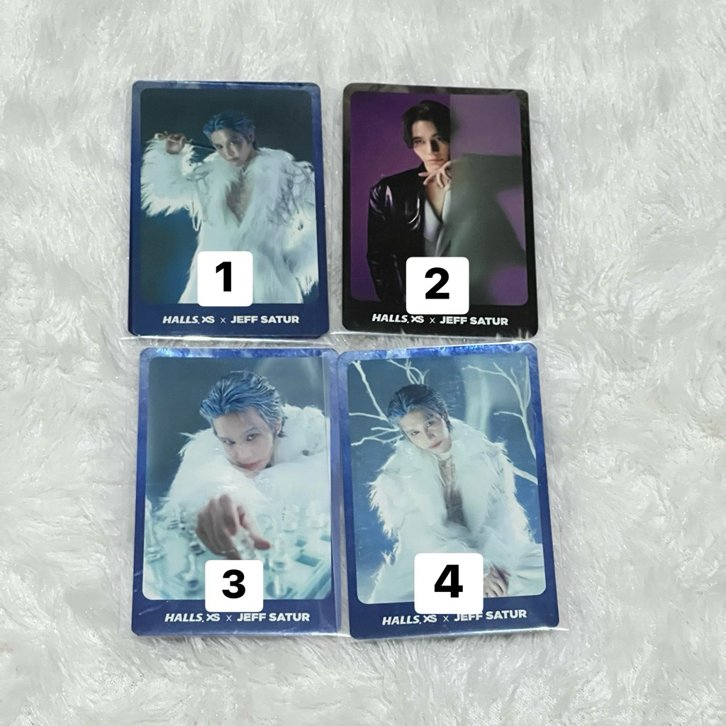 Photocard/Collectible Card (PC/CC) Jeff Satur x Halls XS