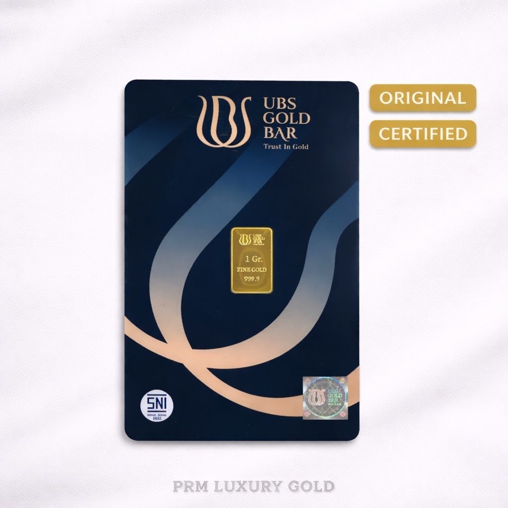 Emas UBS 1 gram Logam Mulia Sertifikat Resmi – PRM Luxury Gold