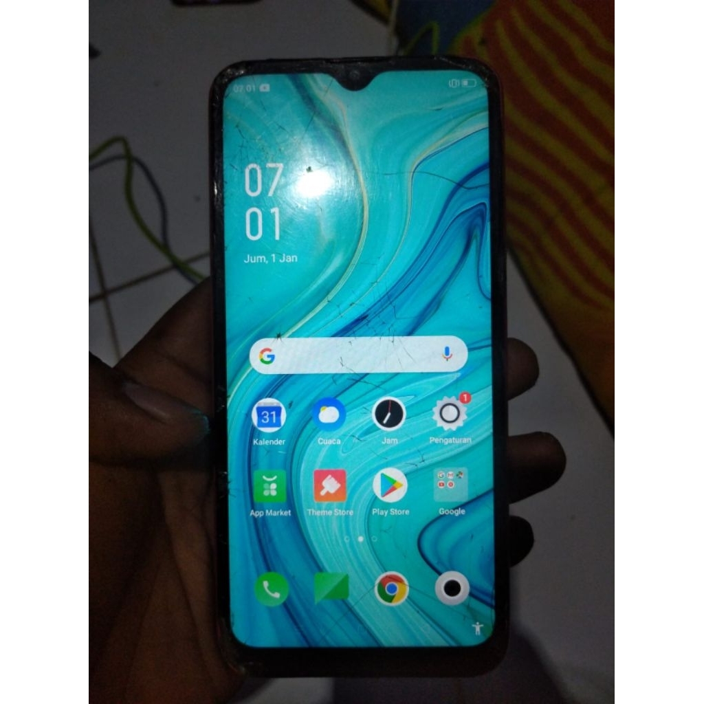 hp oppo a1k second