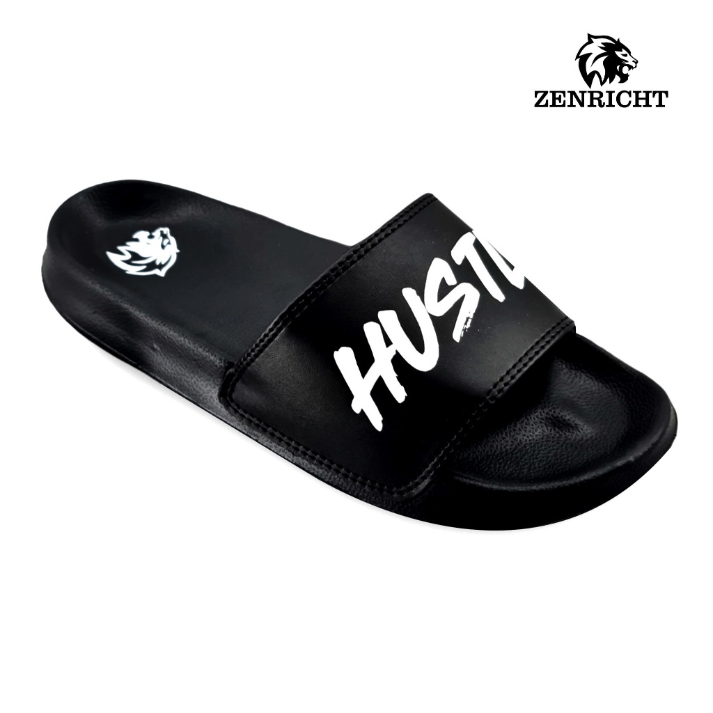 Zenricht - Sandal Slide Black White Slipper Unisex