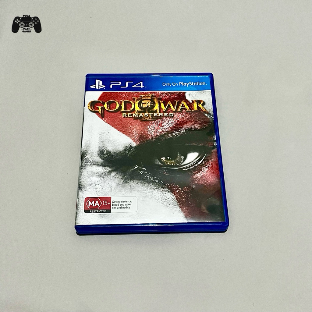 Kaset BD PS4 GOW God of War III 3 Remastered - Second / Bekasj