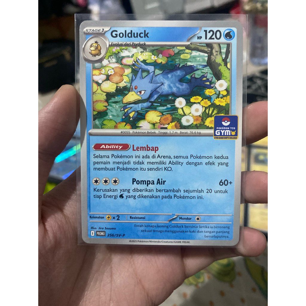 Tcg Pokemon golduck Promo Gym ID / pokegym / pokemon tgc gym