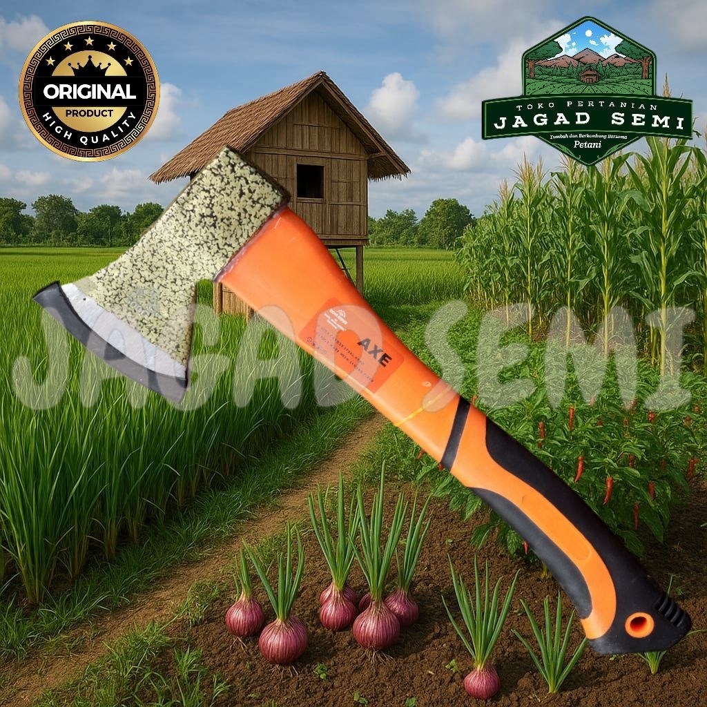 ORIGINAL  KAPAK JERMAN BAHAN BAJA KARBON SUPER PREMIUM GAGANG FIBER LAPIS KARET SUPER KUAT