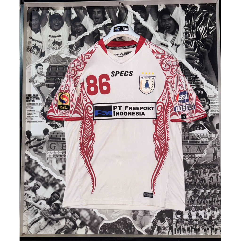 Jersey Persipura Jayapura Away Original Specs #86