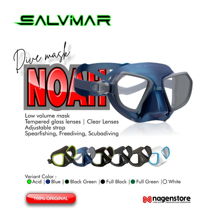 Mask Freedive Salvimar NOAH Black