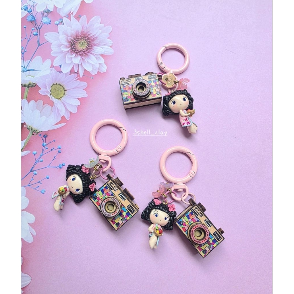 Vietnam clay keychain gantungan kunci oleh-oleh vietnam