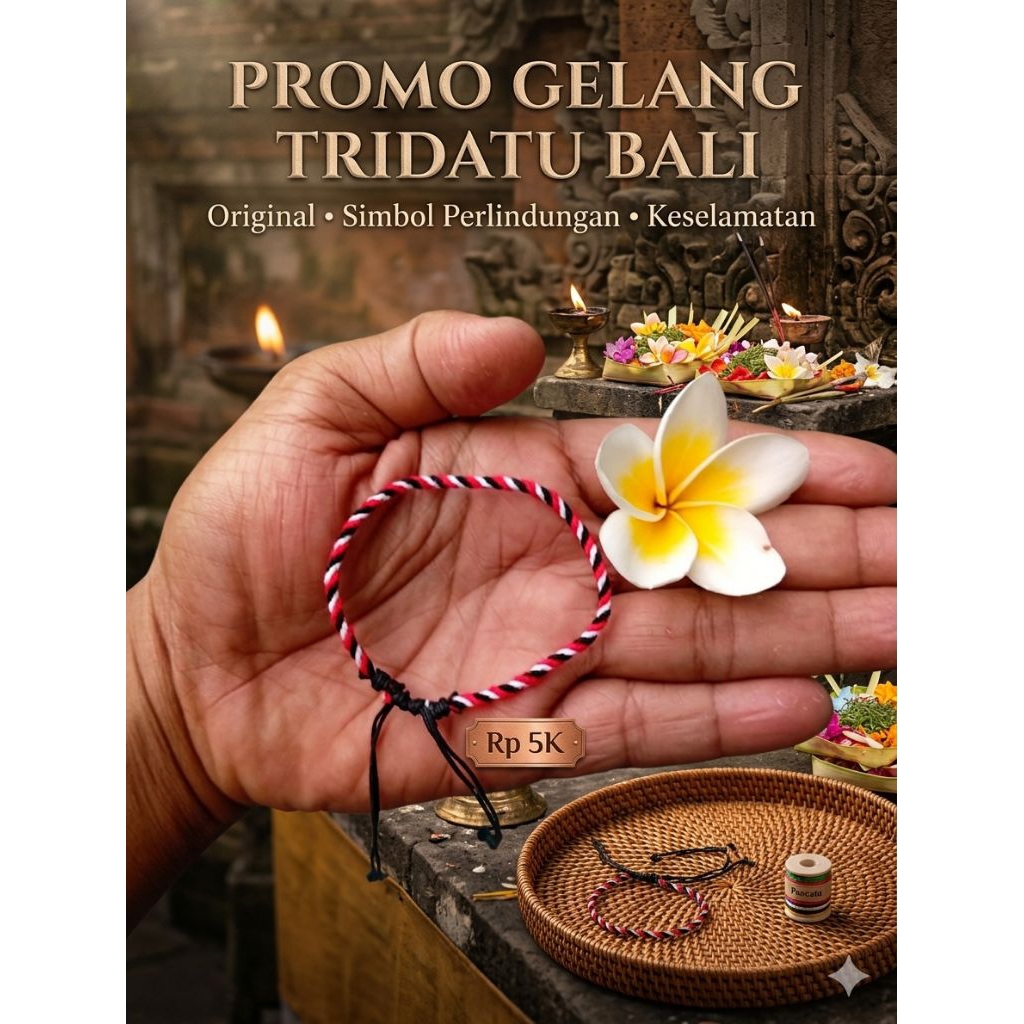 Gelang Tridatu Bali | Pasupati | Original