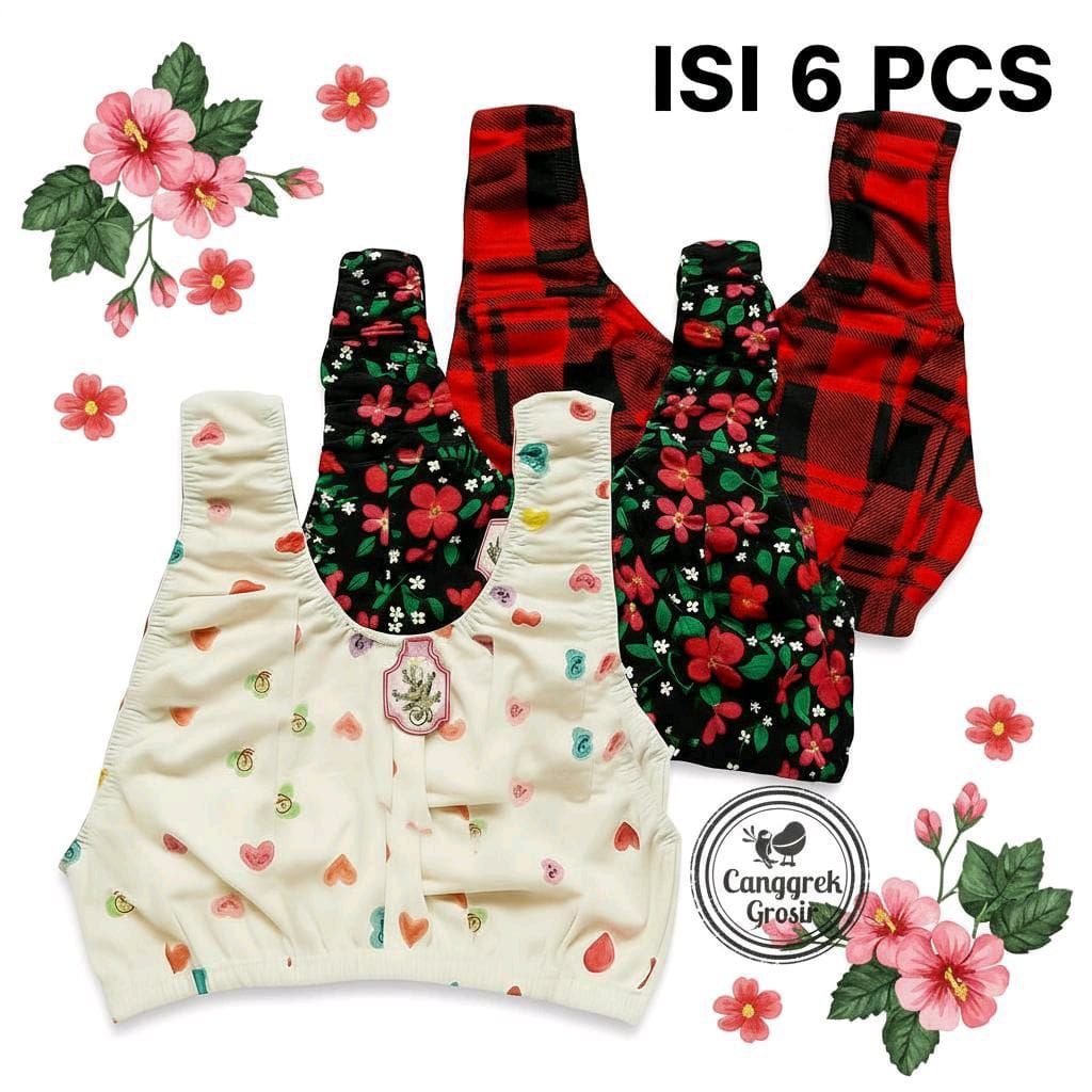 ISI 6 PCS MINISET JUMBO XXXL LD 120 130 dewasa,miniset ibu hamil,miniset ibu menyusui,minimurah busu