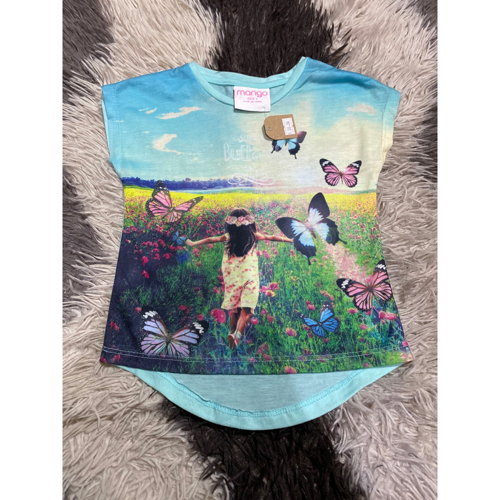 kaos anak kupu kupu