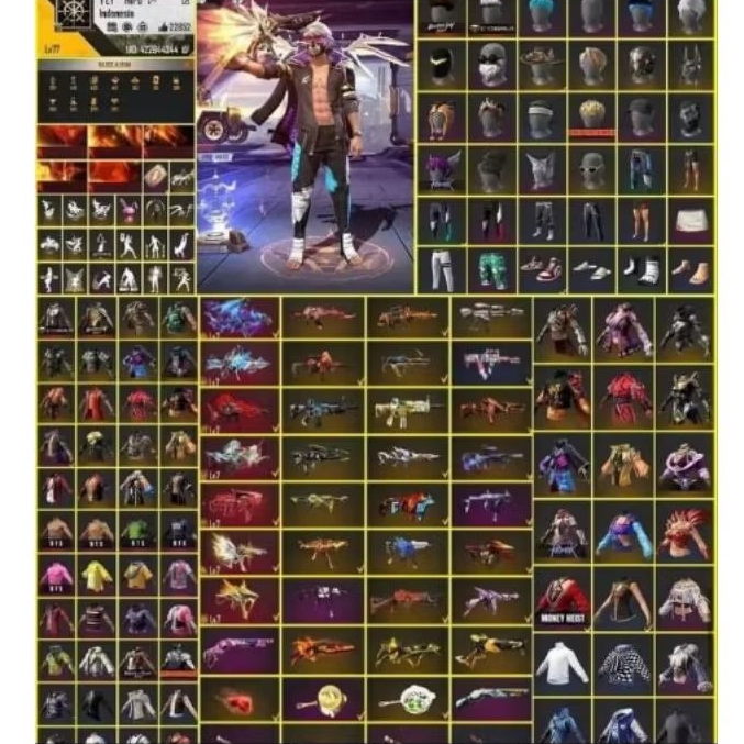 dijual akun free fire terlaris