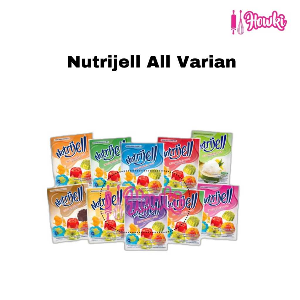 Nutrijell Jelly Powder Varian Rasa.
