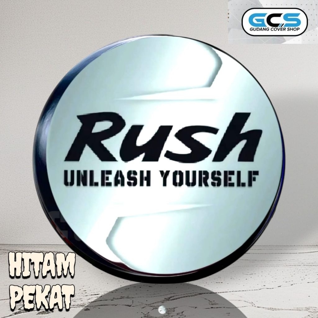 Cover Ban Mobil Rush Original – sarung Ban Serep Daihatsu Rush Anti Air & Debu