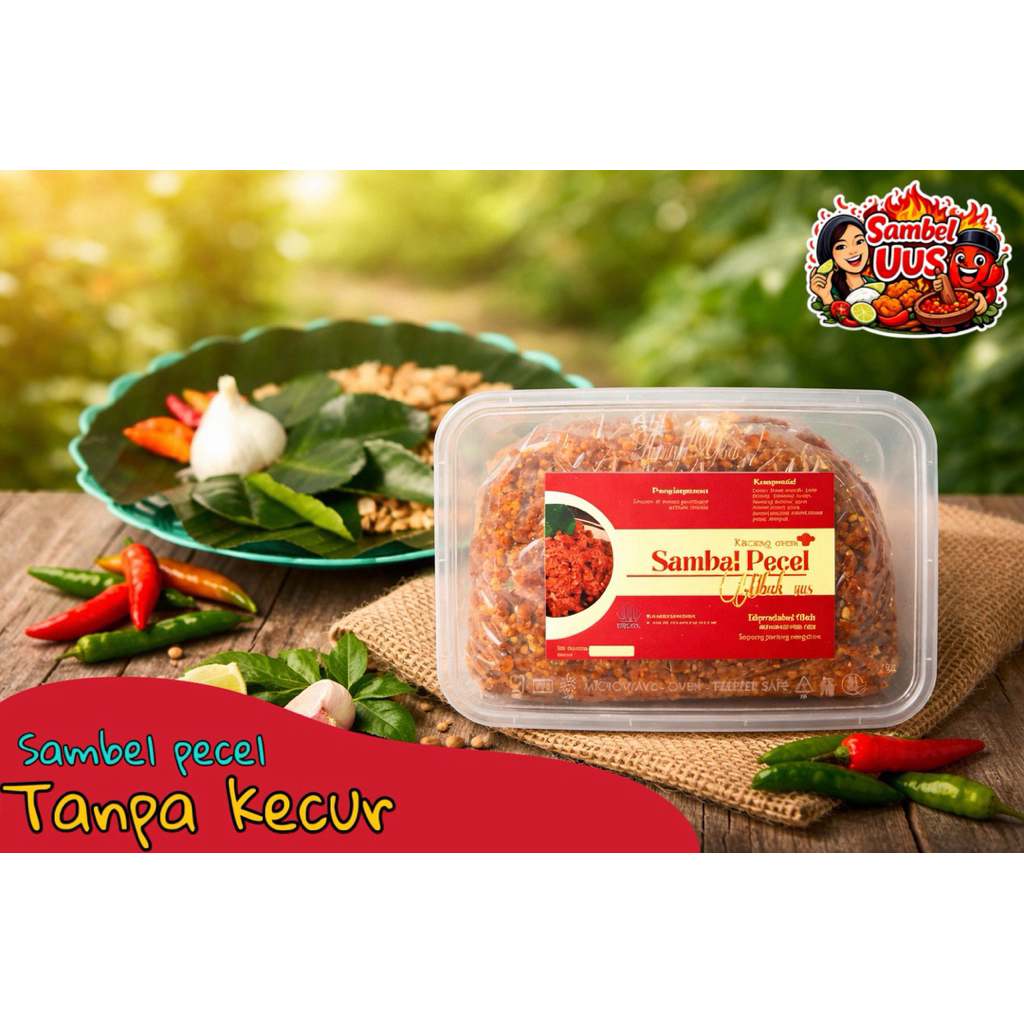 SAMBEL PECEL MBAK UUS MADIUN. SAMBEL KERING,TIDAK BERMINYAK.